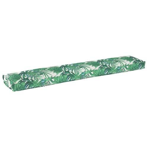 jastučići za palete za klupe 2 kom Uzorak lišća 200x40x8 cm Oxford tkanina Cijena