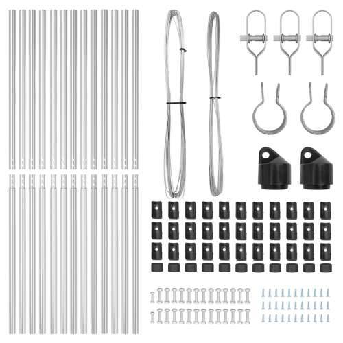 Stupovi ograde 13 kom Ø32 mm 190 cm Galvanizirani čelik Cijena