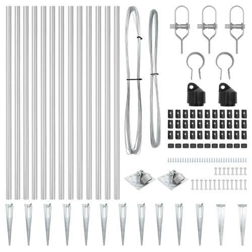 Stupovi ograde s klinom 13 kom Ø32 mm 60 cm Galvanizirani čelik Cijena