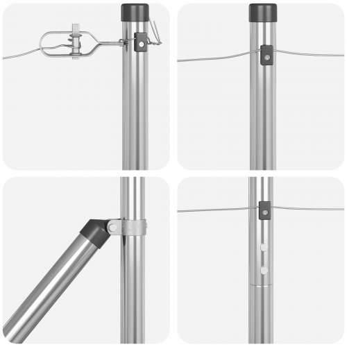 Stupovi ograde sa šiljkom 13 kom Ø32 mm 160 cm Galvanizirani čelik Cijena