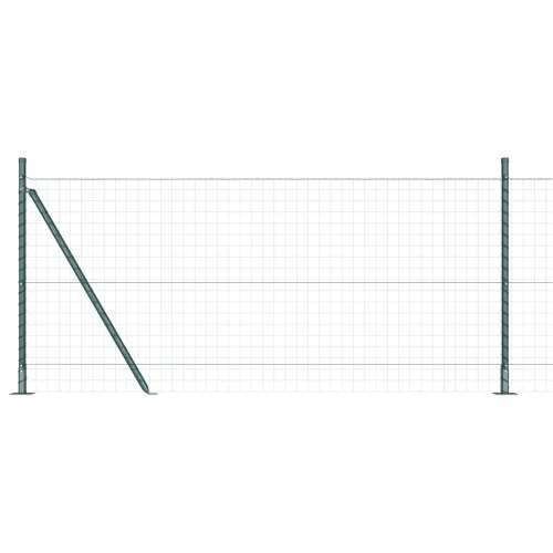 Stupovi ograde s osnovnim pločama 13 kom Ø32mm 90cm Galvanizirani čelik Cijena