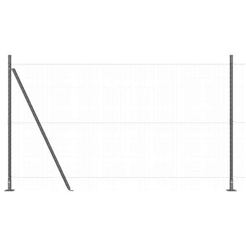Stupovi ograde s osnovnim pločama 13 kom Ø32mm 88,5cm Galvanizirani čelik Cijena