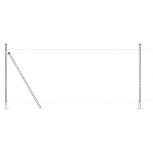Stupovi Ograde s Bazenima 7 kom Ø32mm 110cm Galvanizirani čelik Cijena