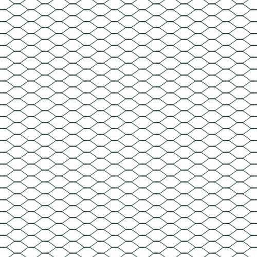 Hexagonalna ograda zelena 1.5x10 m čelik Cijena