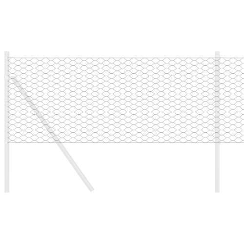 Heksagonalna ograda Siva 0.6x10 m Čelik Cijena
