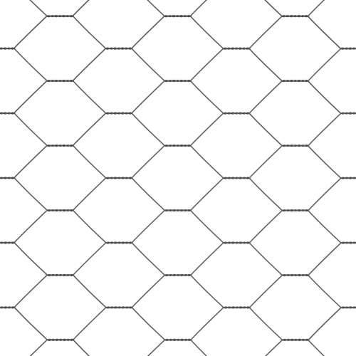 Hexagonalna Ograda Siva 1.6x10 m Čelik Cijena