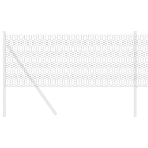 Hexagon ograda Siva 0.5x50 m Čelik Cijena
