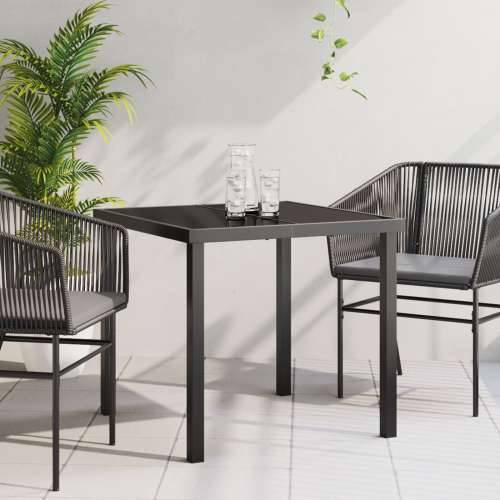 Vrtni Stol Crni 80x80x73 cm Otpornog Stakla Cijena