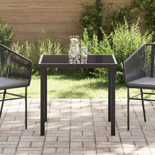 Vrtni Stol Crni 80x80x73 cm Otpornog Stakla Cijena