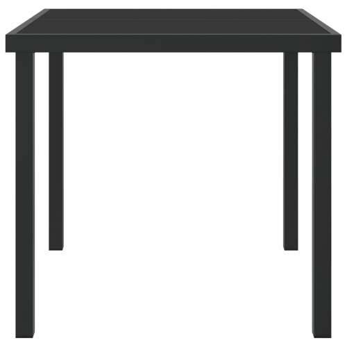 Vrtni Stol Crni 80x80x73 cm Otpornog Stakla Cijena