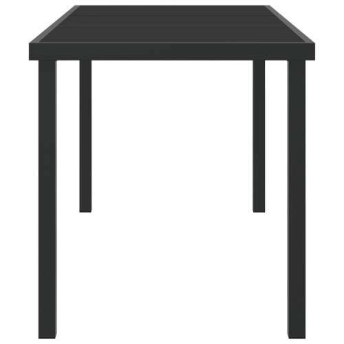 Vrtni stol Crna 140x80x73 cm Staklo otpornog na udarce Cijena