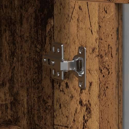 zidni ormar s staklenim vratima - Staro drvo - 69.5x34x90 cm Cijena