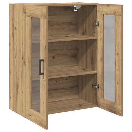 Ormar za zid s staklenim vratima Hrast 69.5x34x90 cm Cijena