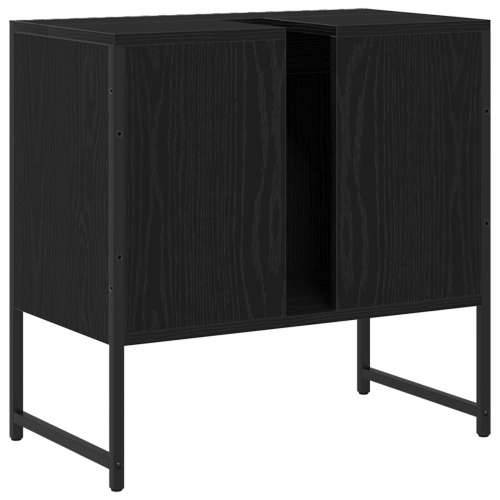 Kupaonski ormar za sudoper Crni hrast 60x33x60 cm Konstruirano drvo Cijena