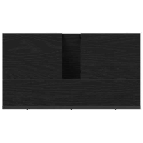 Kupaonski ormar za sudoper Crni hrast 60x33x60 cm Konstruirano drvo Cijena