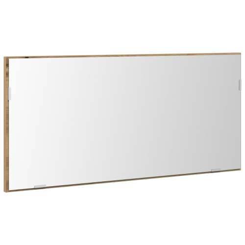ormarica s ogledalom s LED svjetlom hrast 80x37 cm Cijena