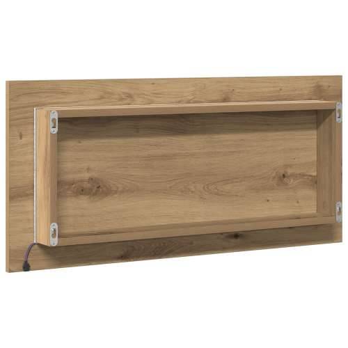 ormarica s ogledalom s LED svjetlom hrast 80x37 cm Cijena