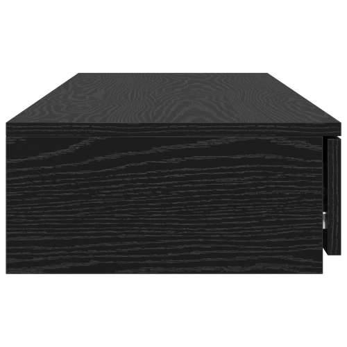 Ladice za krevet crne 120x36.5x16.5 cm konstruirano drvo Cijena