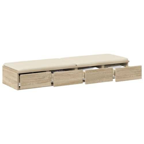 noćni ormarić Sonoma hrast 120x36.5x16.5 cm konstruirano drvo Cijena