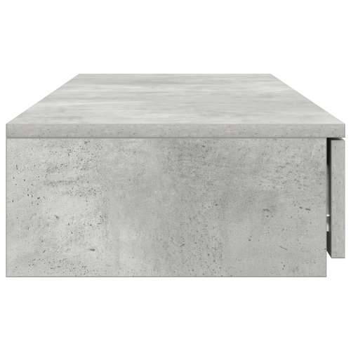 Noćne ladice Sivi beton 120x36.5x16.5 cm Obrađeni drvo Cijena