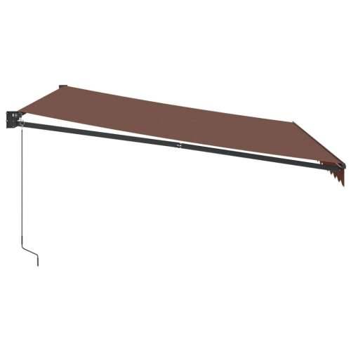 Tenda na ručno uvlačenje smeđa 400 x 300 cm - Smeđa 400 x 300 cm 1 Cijena