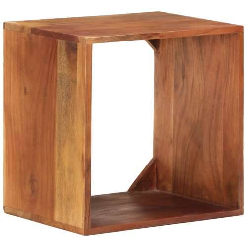 Zidna polica 40 x 30 x 40 cm od masivnog bagremovog drva Cijena