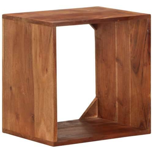Zidna polica 40 x 30 x 40 cm od masivnog bagremovog drva Cijena
