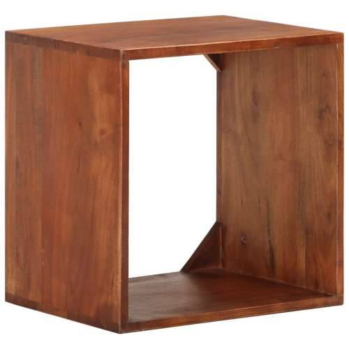 Zidna polica 40 x 30 x 40 cm od masivnog bagremovog drva Cijena