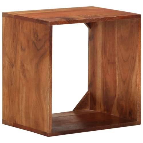 Zidna polica 40 x 30 x 40 cm od masivnog bagremovog drva Cijena