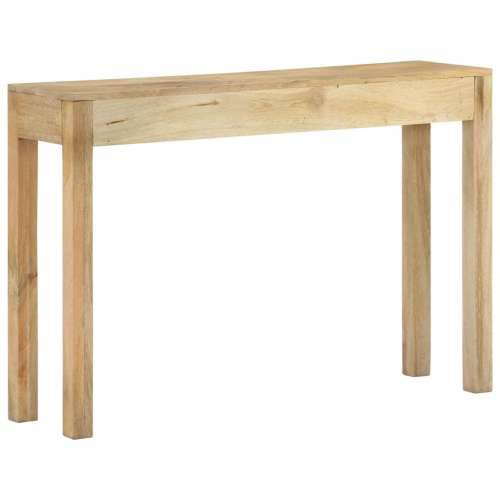 Konzolni stol 110 x 30 x 75 cm masivno izbijeljeno drvo manga Cijena