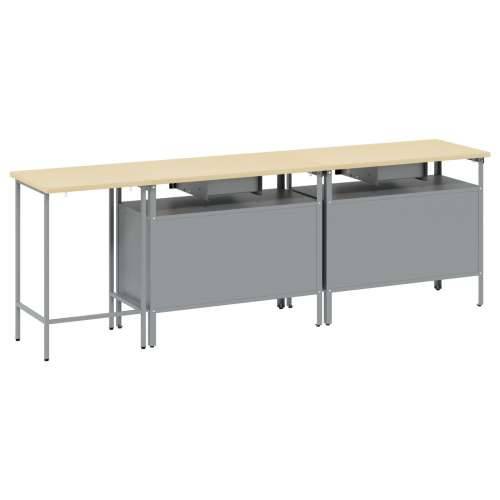set radne klupe u crvenoj čelici Cijena
