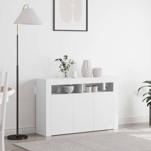 bijela komoda Bijela Inženjersko drvo 116 x 30 x 75 cm Moderna Cijena