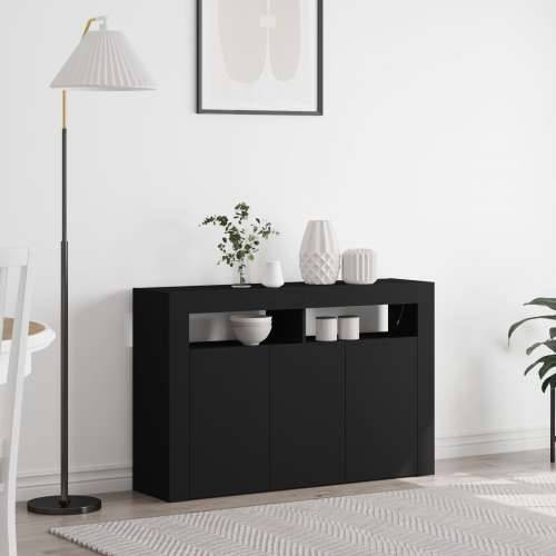 Sideboard Crni Inženjersko drvo 116 x 30 x 75 cm Sideboard Cijena