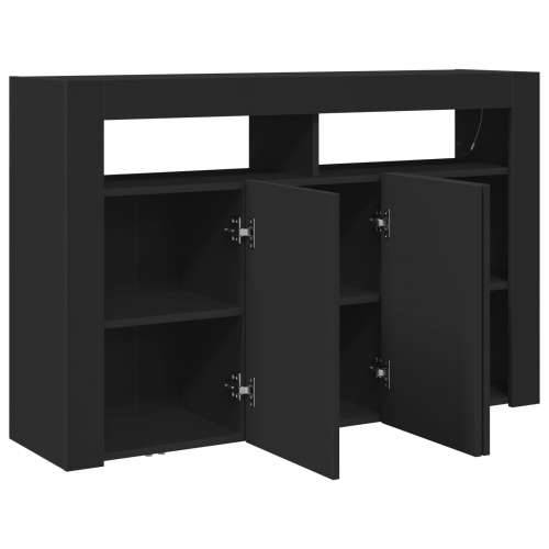 Sideboard Crni Inženjersko drvo 116 x 30 x 75 cm Sideboard Cijena