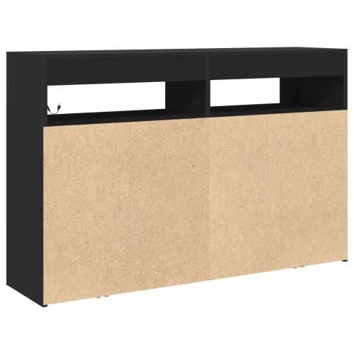 Sideboard Crni Inženjersko drvo 116 x 30 x 75 cm Sideboard Cijena