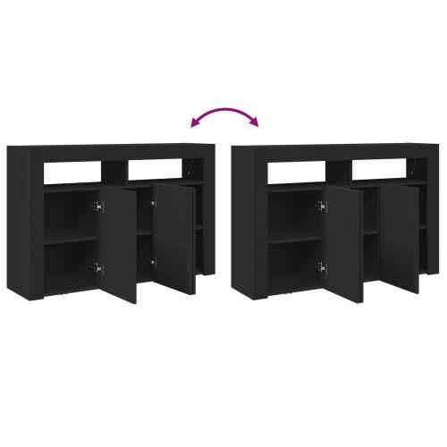 Sideboard Crni Inženjersko drvo 116 x 30 x 75 cm Sideboard Cijena