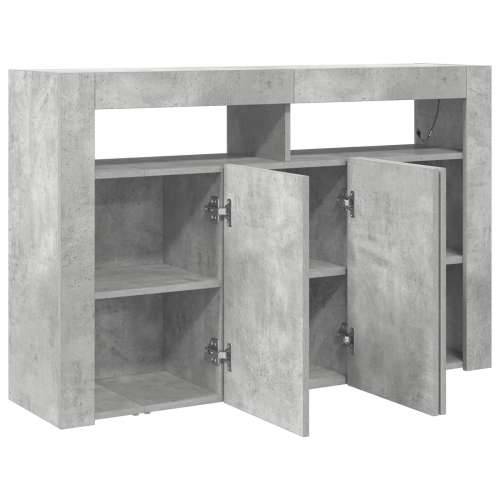 Sideboard Sivi beton Inženjersko drvo 116 x 30 x 75 cm Pravokutni Cijena