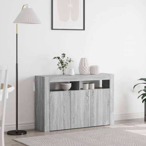Sideboard Siva sonoma Inženjersko drvo 116 x 30 x 75 cm Sideboard Cijena