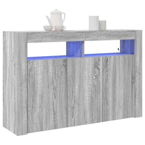 Sideboard Siva sonoma Inženjersko drvo 116 x 30 x 75 cm Sideboard Cijena