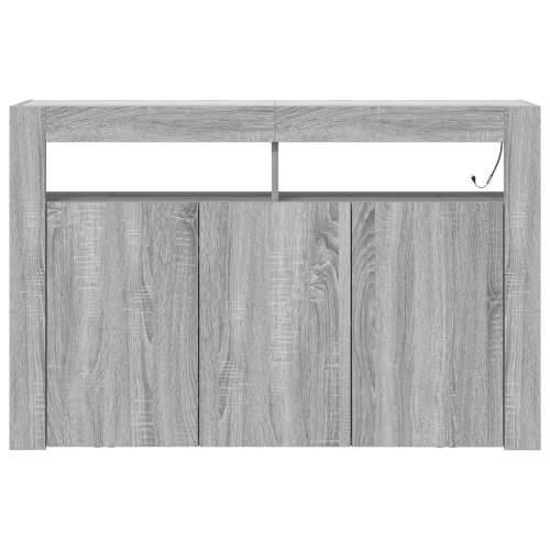 Sideboard Siva sonoma Inženjersko drvo 116 x 30 x 75 cm Sideboard Cijena