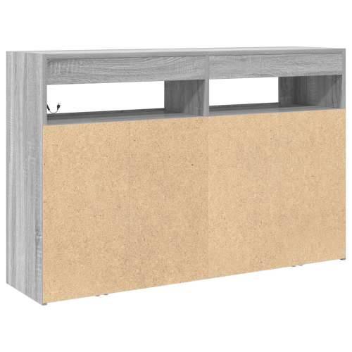 Sideboard Siva sonoma Inženjersko drvo 116 x 30 x 75 cm Sideboard Cijena