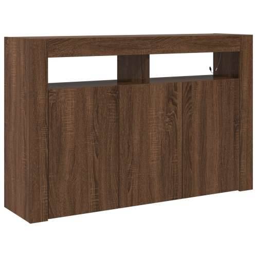 Komoda Smeđi hrast Inženjersko drvo 116 x 30 x 75 cm Komoda Cijena