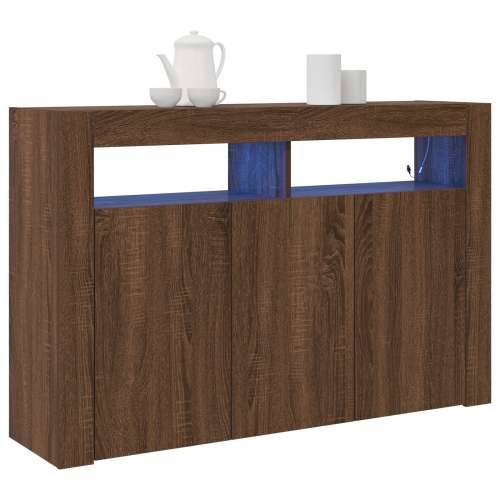 Komoda Smeđi hrast Inženjersko drvo 116 x 30 x 75 cm Komoda Cijena