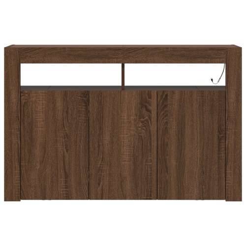 Komoda Smeđi hrast Inženjersko drvo 116 x 30 x 75 cm Komoda Cijena