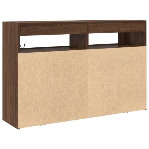 Komoda Smeđi hrast Inženjersko drvo 116 x 30 x 75 cm Komoda Cijena