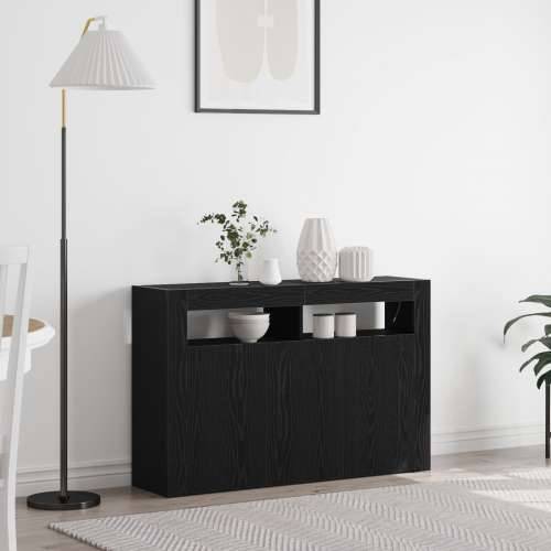 Sideboard Crni hrast Inženjersko drvo 116 x 30 x 75 cm Cijena
