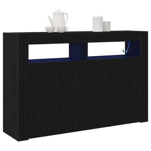 Sideboard Crni hrast Inženjersko drvo 116 x 30 x 75 cm Cijena
