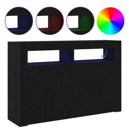 Sideboard Crni hrast Inženjersko drvo 116 x 30 x 75 cm Cijena