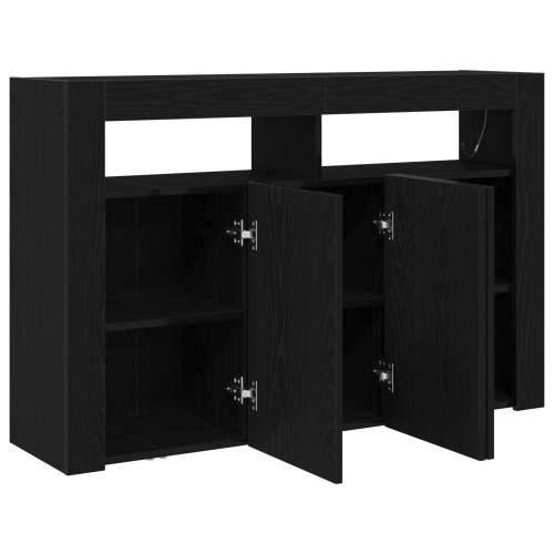 Sideboard Crni hrast Inženjersko drvo 116 x 30 x 75 cm Cijena