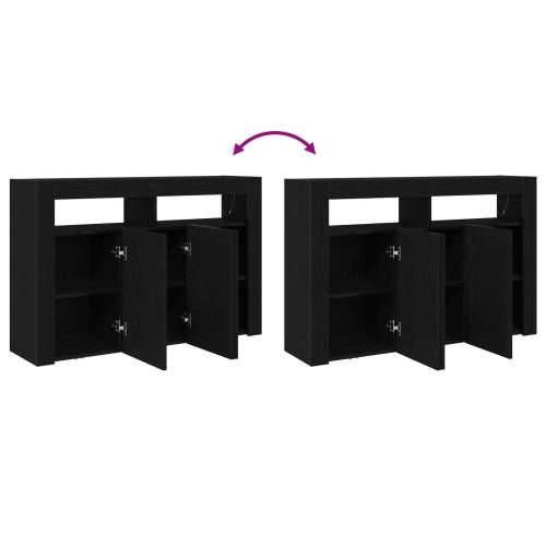 Sideboard Crni hrast Inženjersko drvo 116 x 30 x 75 cm Cijena